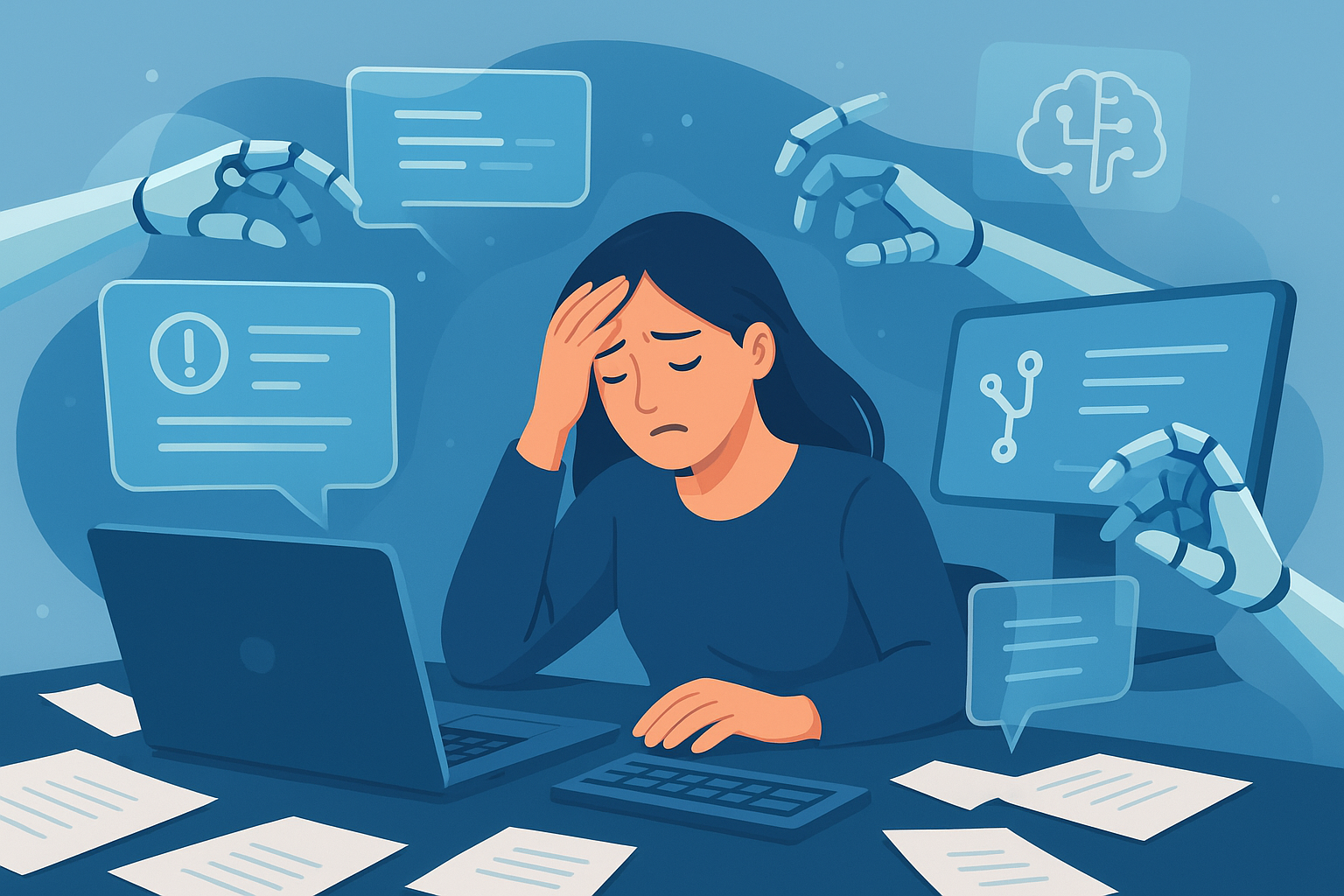 The burden of AI